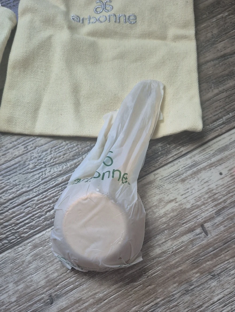 Arbonne Logo Canvas Tote & Accessory Travel Gifts Yellow